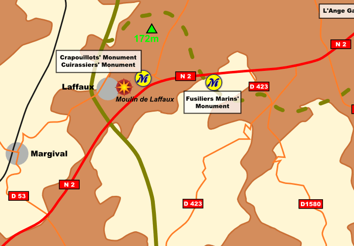 Chemin des Dames: Local Maps