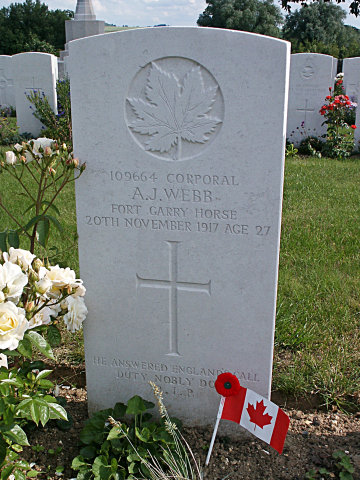 Corporal Albert Webb