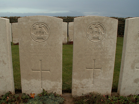 Two men from The Queen's Regiment