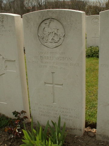 Private W Darlington
