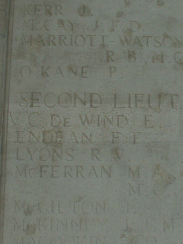 Edmund de Wind VC