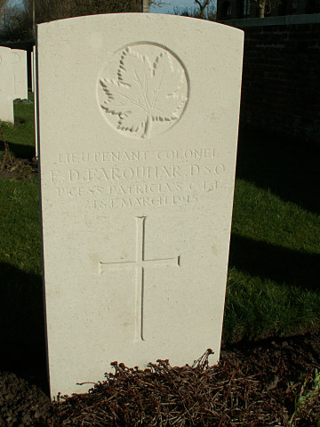 Lt Colonel Francis Farquhar DSO