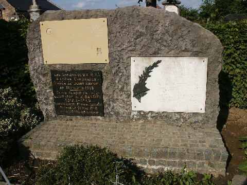 French plaques at Loker Church