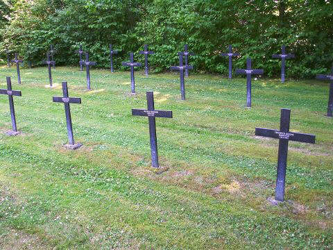Only one soldier for each cross in this section