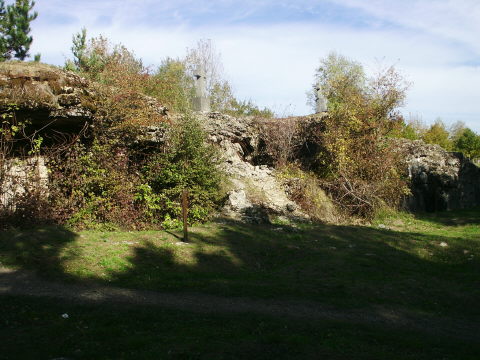 The battered remains of Command Post 118