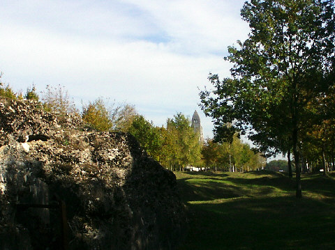 In the background lies the Ossuary