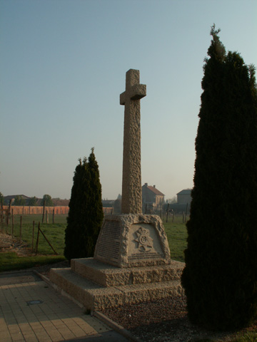 Memorial cross to the 2nd Bn Devonshire Regiment