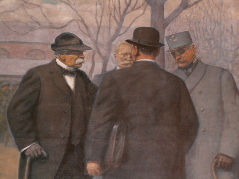 The gathering of the leaders