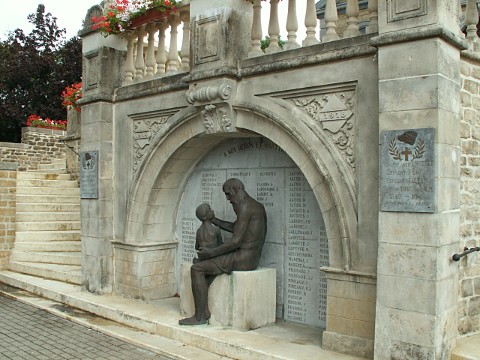 The war memorial at Tintigny
