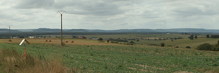 From the German position looking across towards Parfondevaux