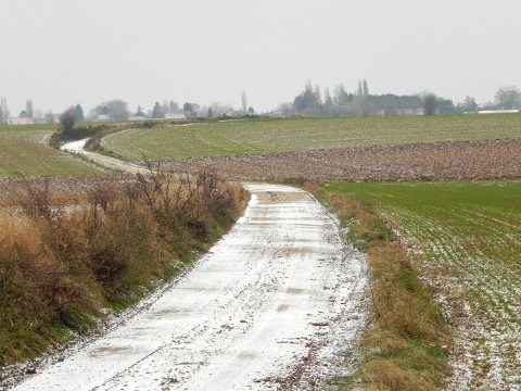 The Sunken Road as viewed from Central Road