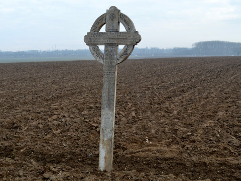 The 15th Battalion's Vimy Cross back on the front line