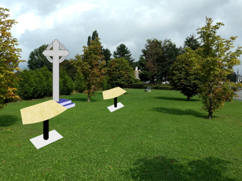 The original concept proposed to the village