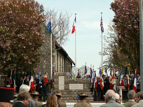 The Slouch Hat memorial in Bullecourt