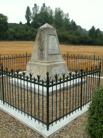 The monument to the six soldiers