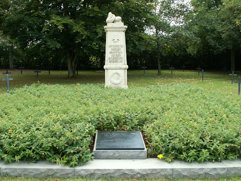 The mass grave and memorial