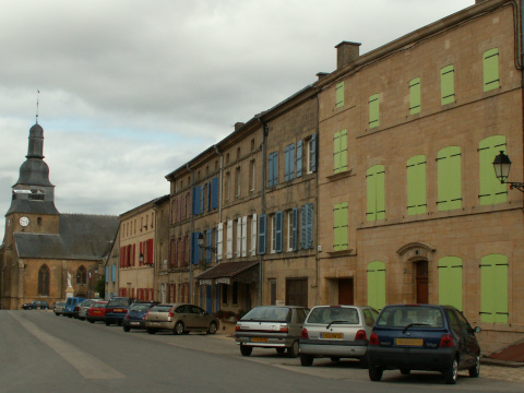 The town square
