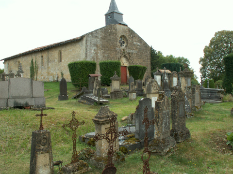 Part of the cemetery