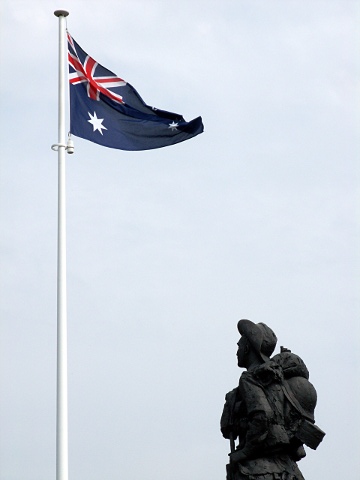 The Digger Monument at Bullecourt