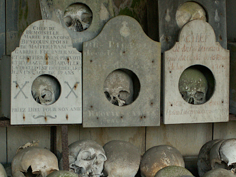 The heads of more notable townspeople
