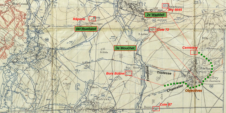 Map : Attack on Belloy en Santerre by RMLE