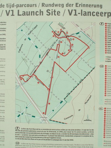 Huit Rues Information Board