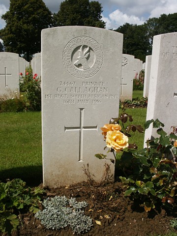 Private G Callaghan