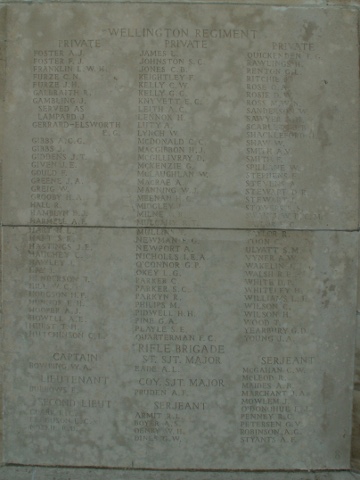 Caterpillar Valley (New Zealand) Memorial