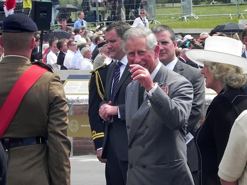 A smile and a wave from the Prince