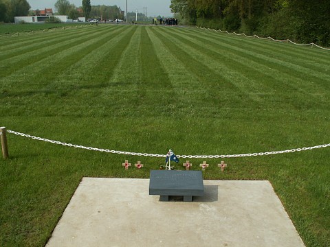 The site before it was closed to the public