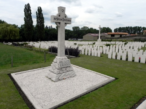 Monument to the 16th Irish Division at Wytschaete