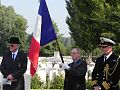 Representatives from the CWGC and British  Embassy