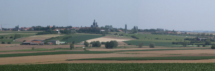 Mesen with the New Zealand Monument on the left