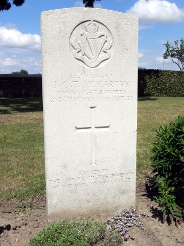 Lieutenant J McCarthy