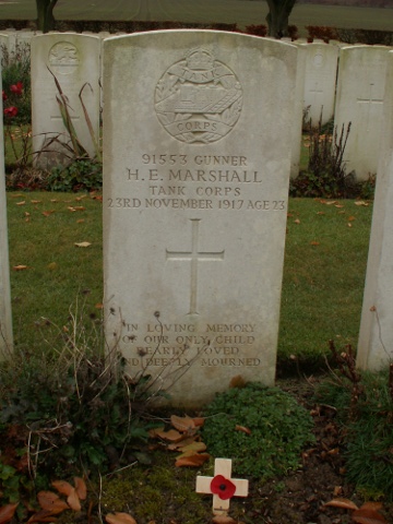 Gunner Harold Marshall