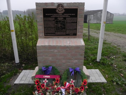 15th Canadian Infantry Monument at Observatory Ridge