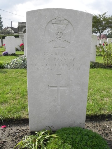 Rifleman Arthur Paveley