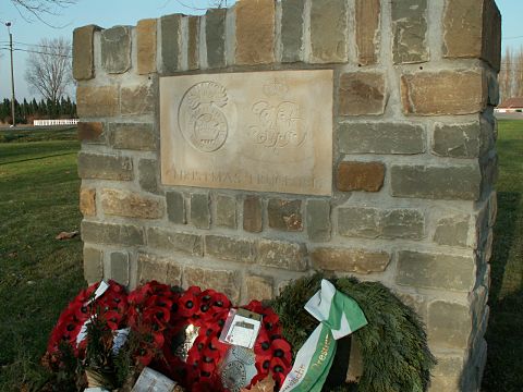 The Christmas Truce Memorial at Frelinghien
