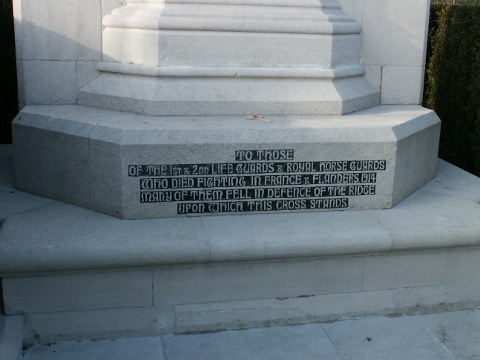 Household Cavalry Memorial at Zandvoorde