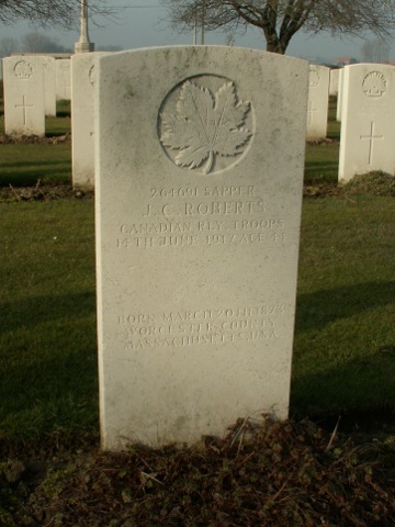 Sapper J Roberts