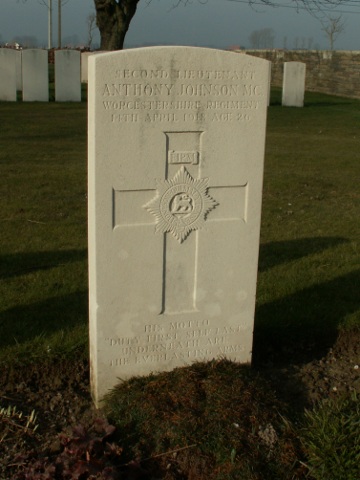 2nd Lieutenant Anthony Johnson MC