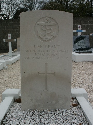 Able Seaman James McPeake