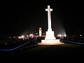 Approaching the memorial from the cemetery