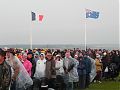 The flags are raised to full mast
