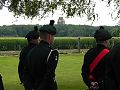 The Thiepval Memorial in the background