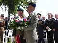 Wreaths on behalf of the Royal Irish, Irish and French defence forces