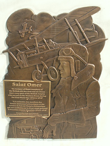 Air Services Memorial at St Omer