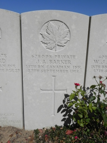 Private James Barker