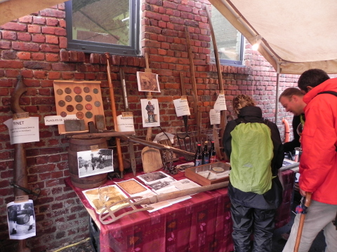 A small collection of old brewinig utensils
