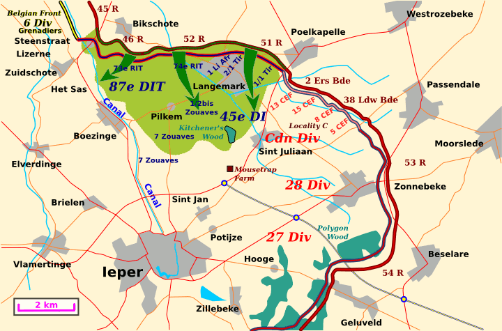 2nd Ypres - 22nd April 1915